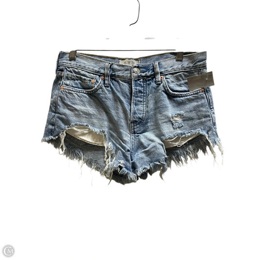 Shorts By Free People In Blue Denim, Size: 0