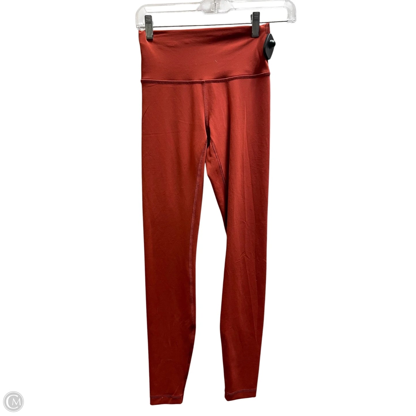 Athletic Leggings By Lululemon In Orange, Size: 4