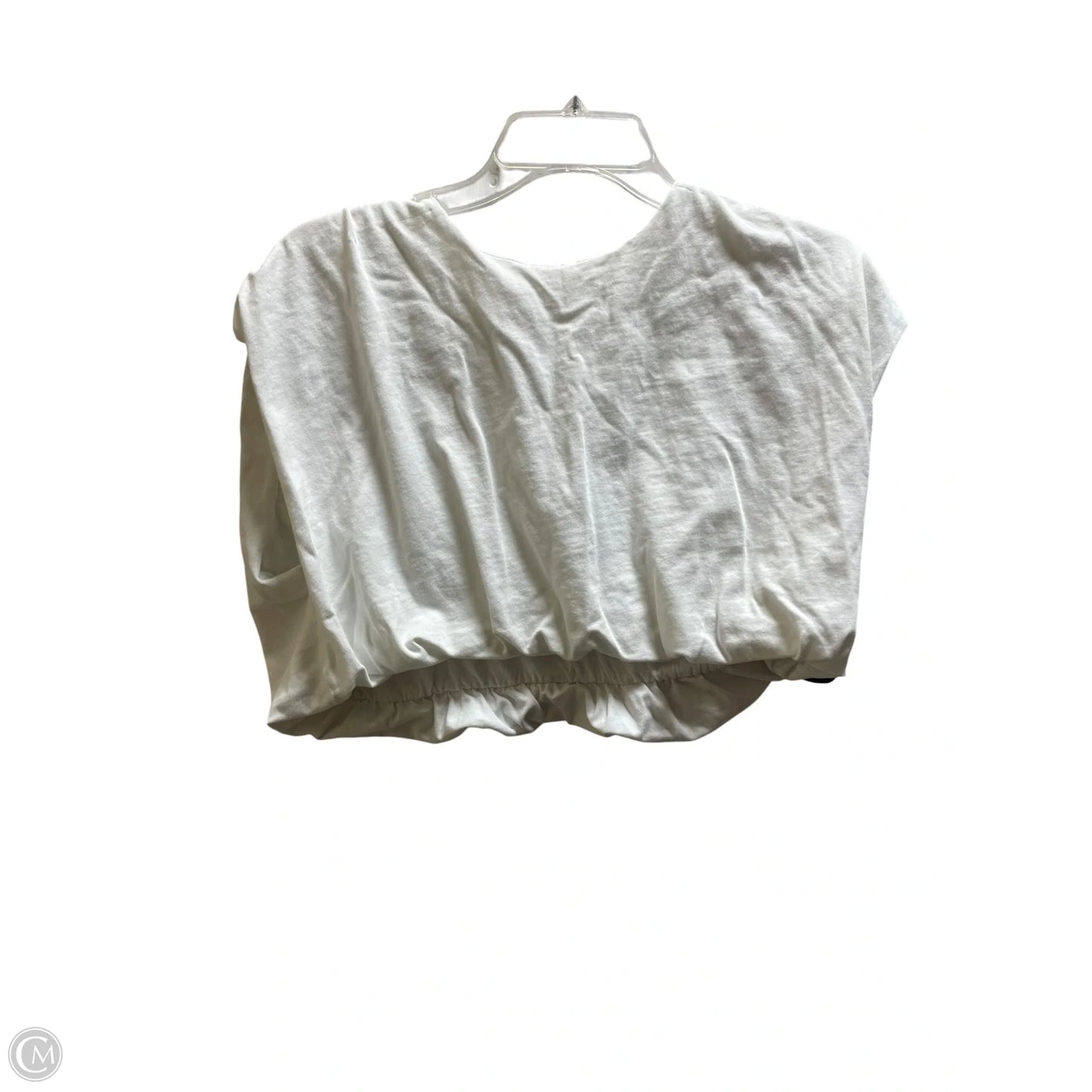 Top Short Sleeve By Zara In White, Size: M