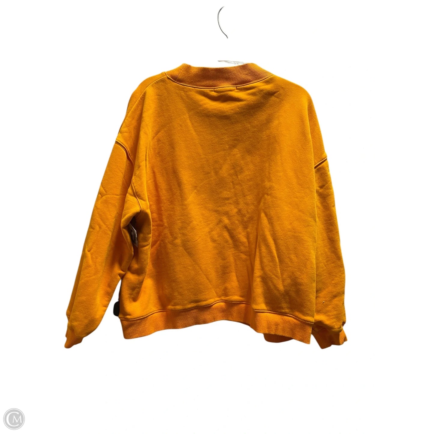 Sweatshirt Collar By Cmc In Orange, Size: M