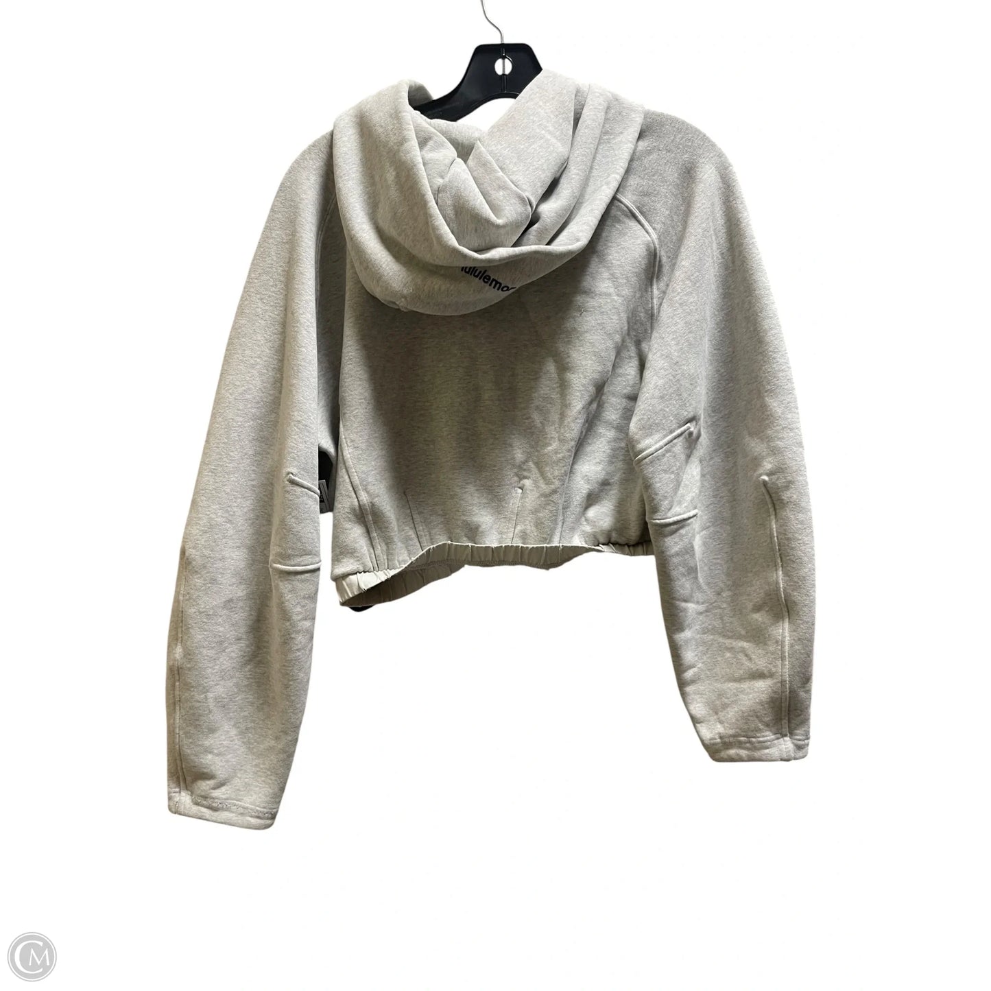 Athletic Jacket By Lululemon In Grey, Size: S
