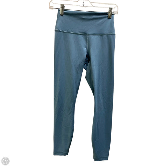 Athletic Leggings By Lululemon In Blue, Size: 6