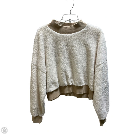 Sweater By Fabletics In Cream, Size: Xl