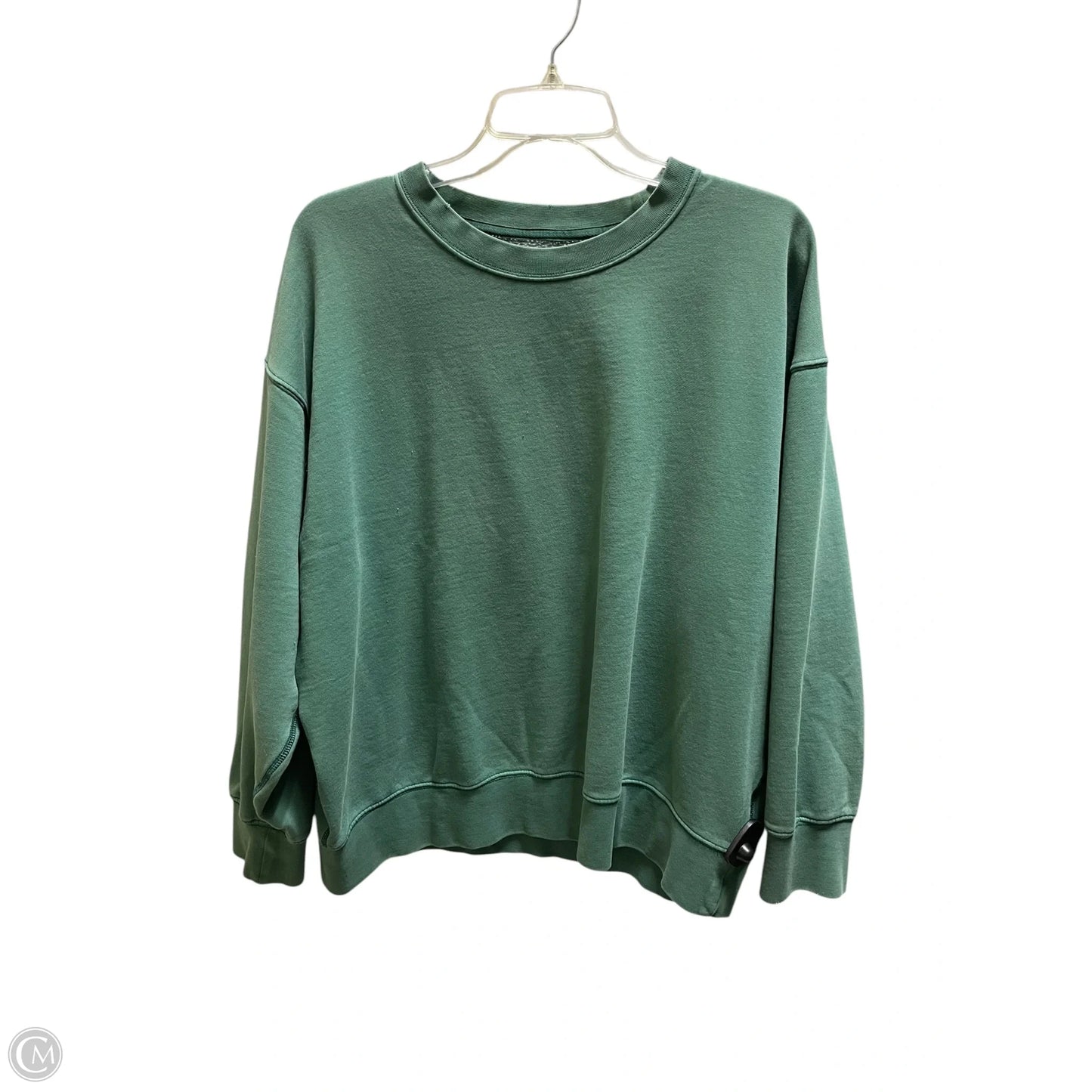 Sweatshirt Crewneck By American Eagle In Green, Size: M