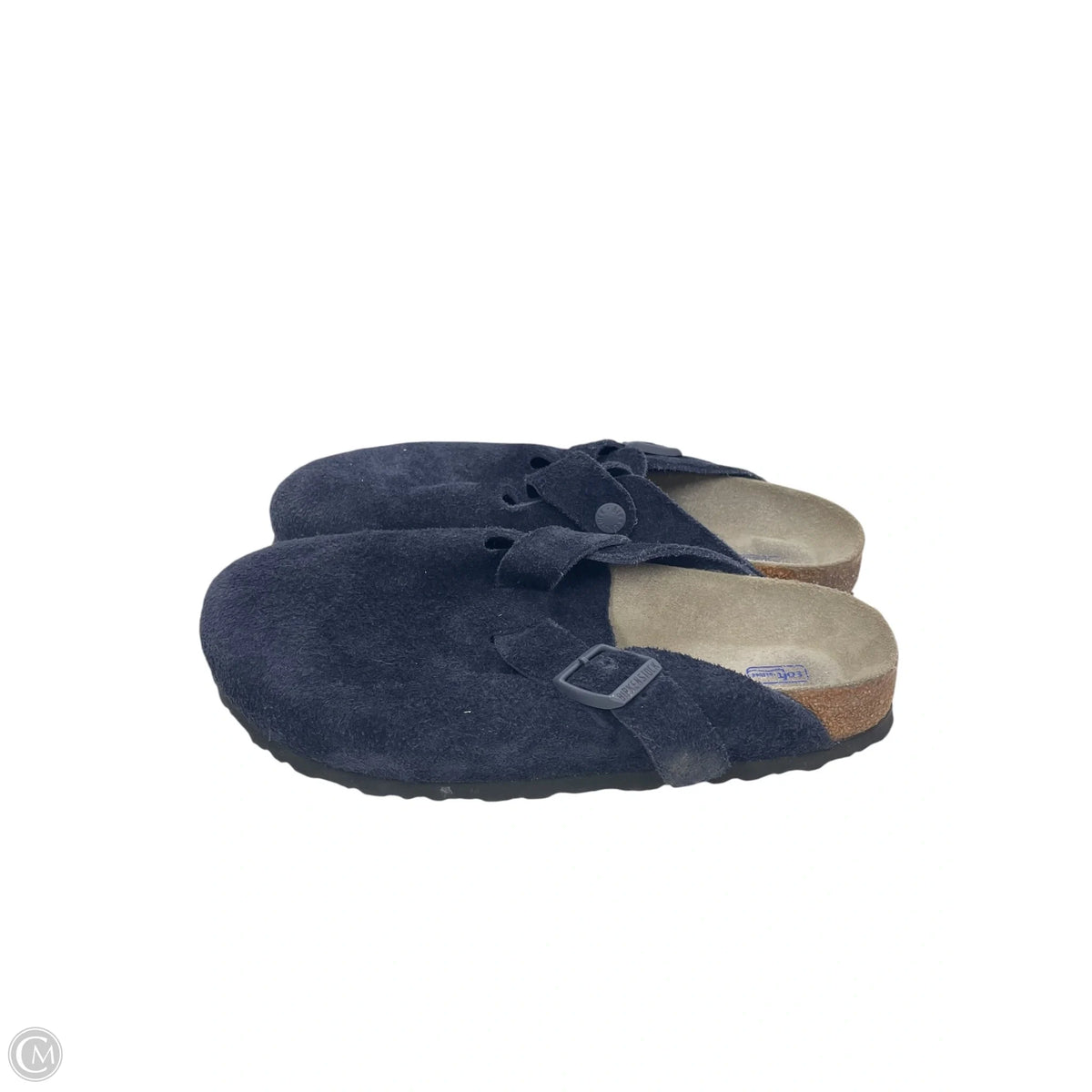 Shoes Flats By Birkenstock In Navy, Size: 8