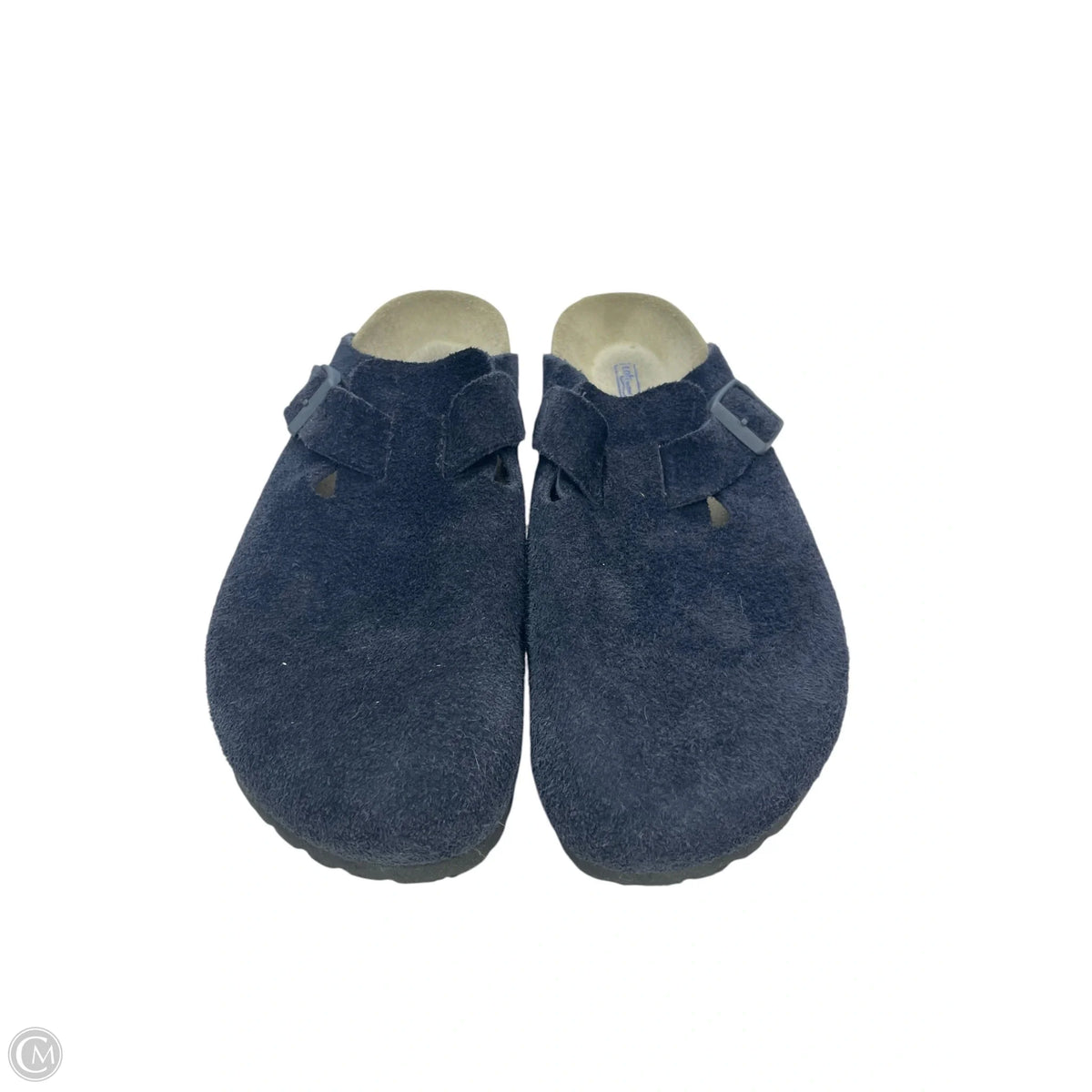 Shoes Flats By Birkenstock In Navy, Size: 8