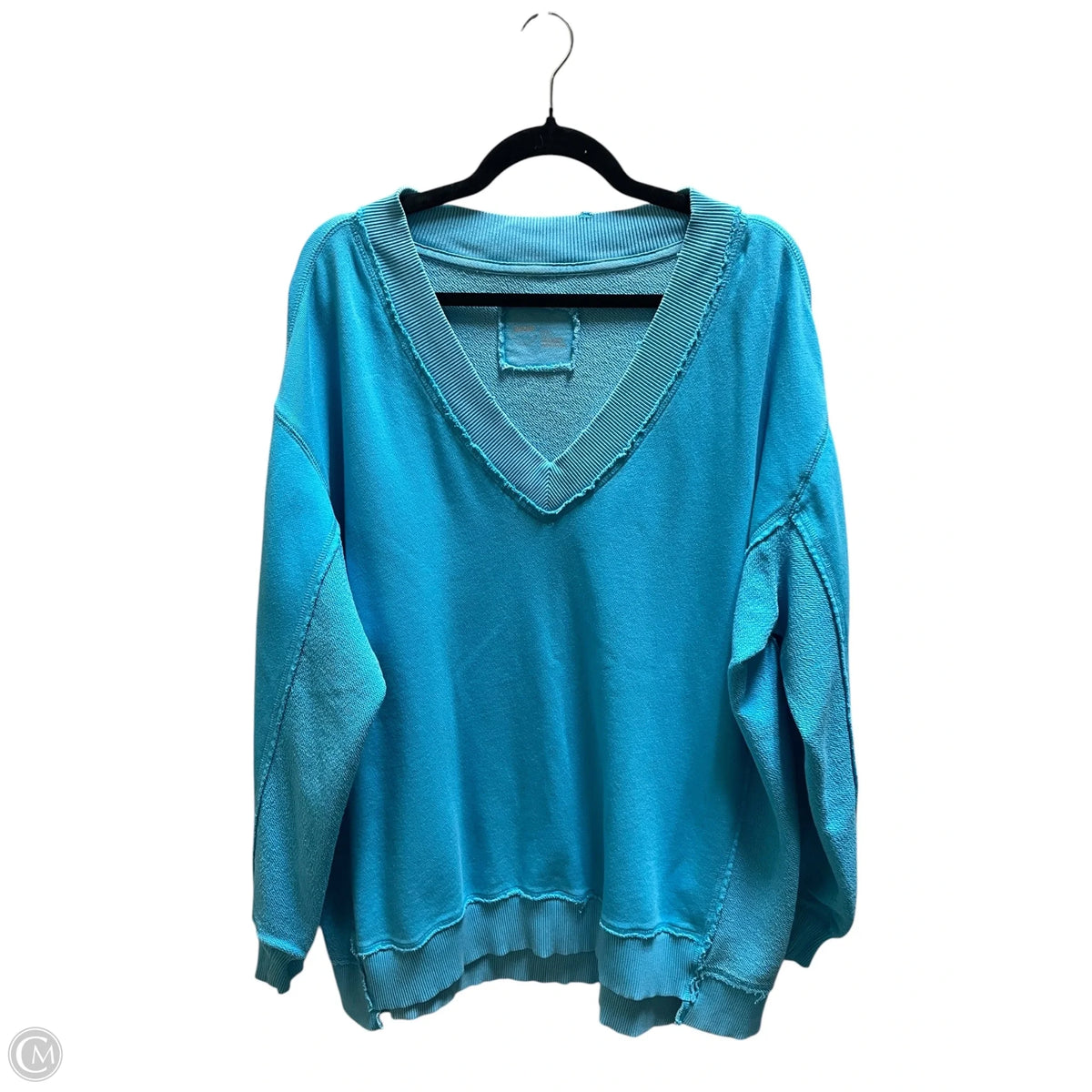 Sweatshirt Crewneck By Aerie In Blue, Size: M