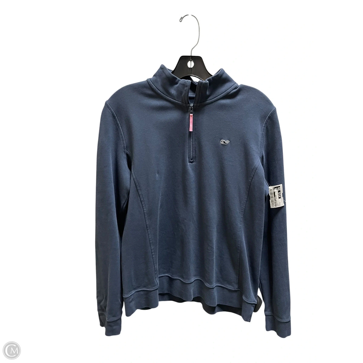 Sweatshirt Collar By Vineyard Vines In Blue, Size: M