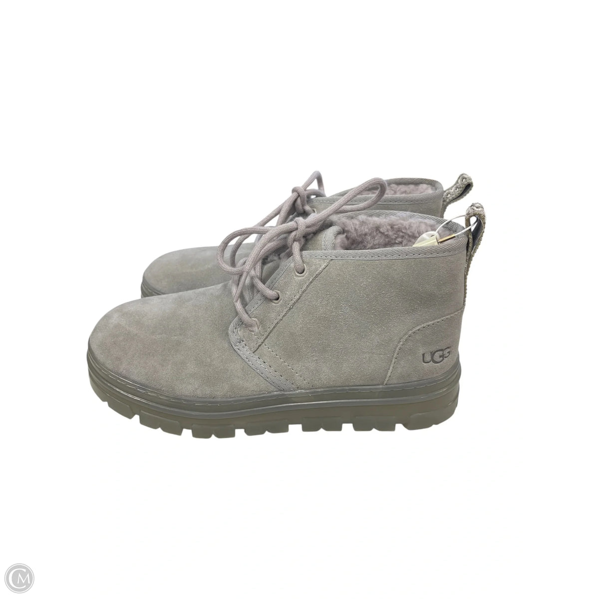 Boots Designer By Ugg In Grey, Size: 8