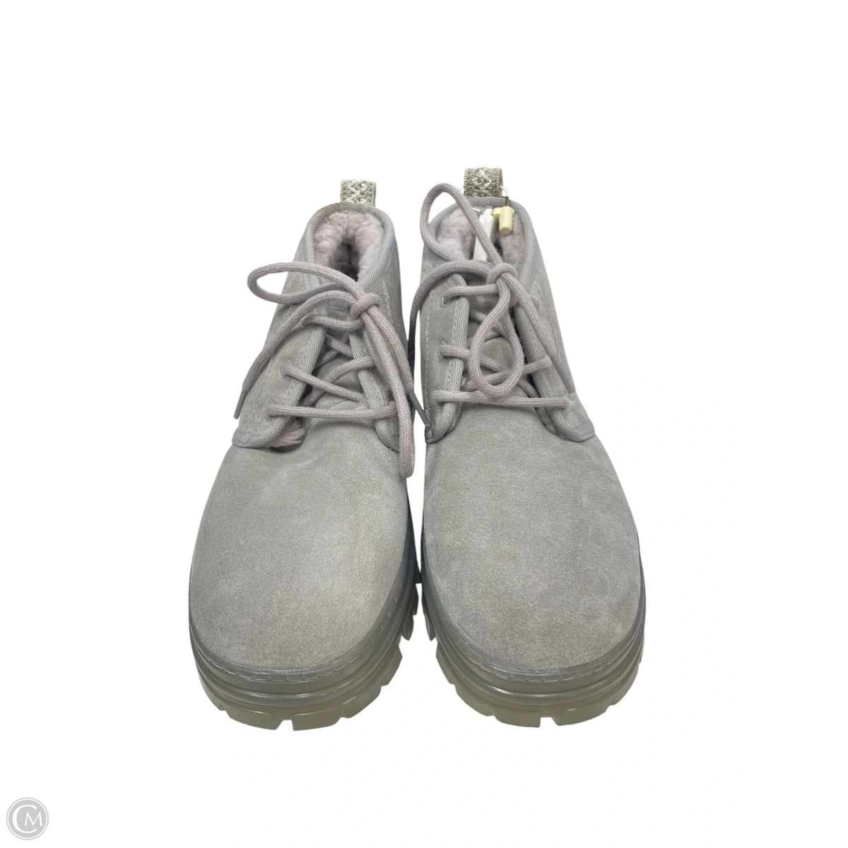 Boots Designer By Ugg In Grey, Size: 8