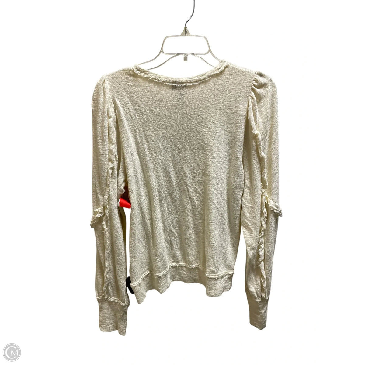 Top Long Sleeve By Pilcro In Yellow, Size: S