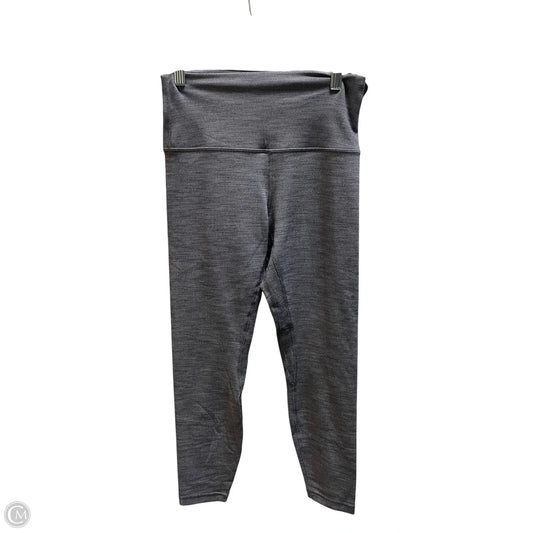 Athletic Leggings By Lululemon In Grey, Size: 8