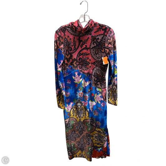 Dress Casual Midi By Anthropologie In Multi-colored, Size: Xs