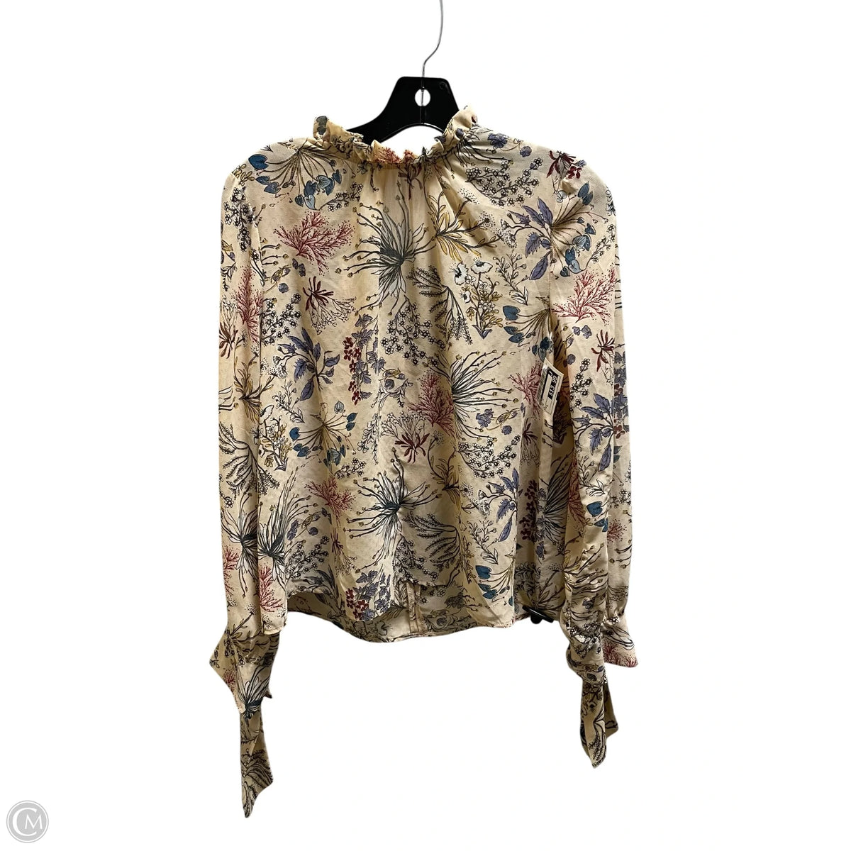 Top Long Sleeve By Wayf In Tan, Size: S
