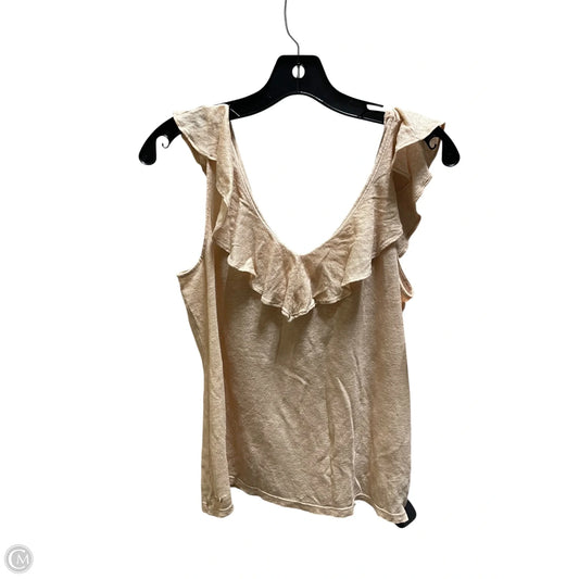 Top Sleeveless Designer By Lilly Pulitzer In Orange, Size: S