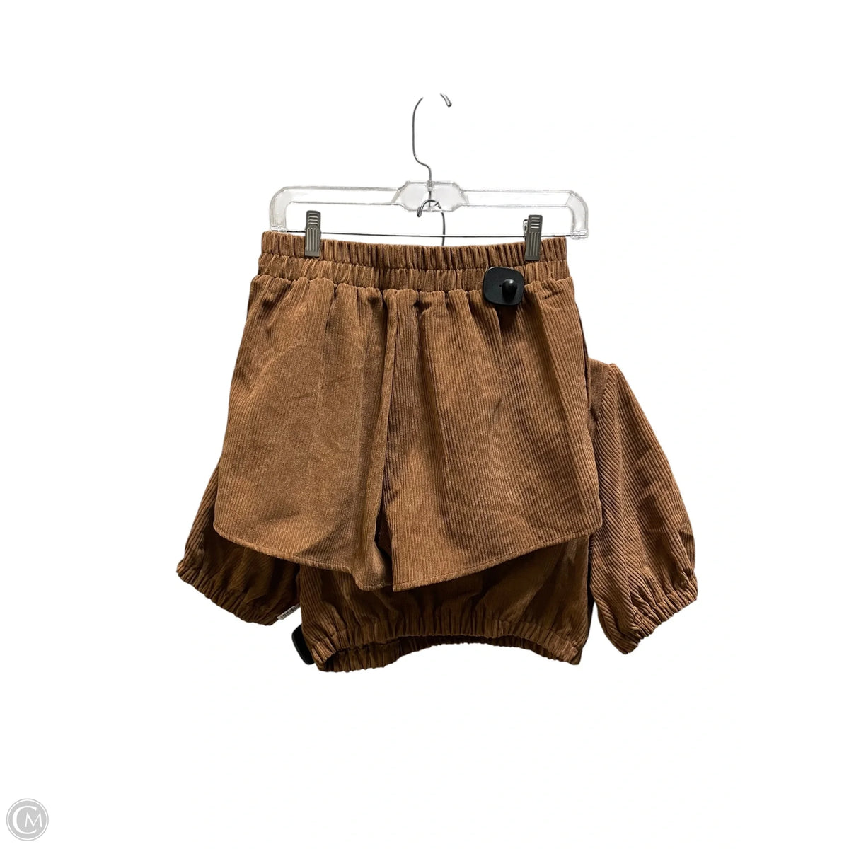 Shorts Set By Vestique In Brown, Size: S
