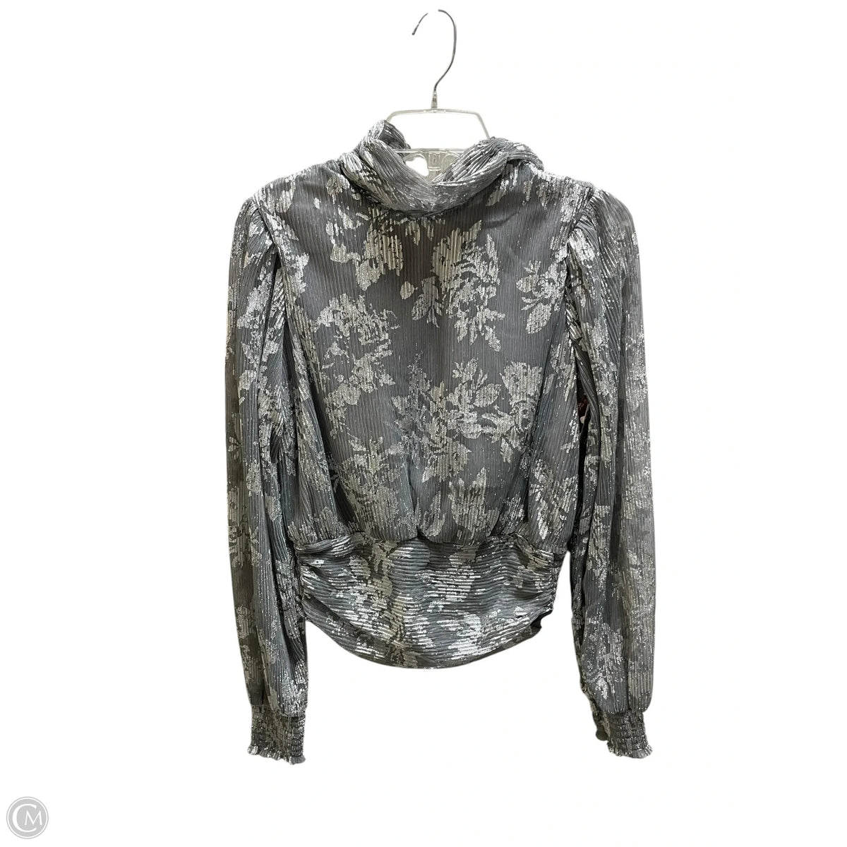 Top Long Sleeve By Joie In Silver, Size: S