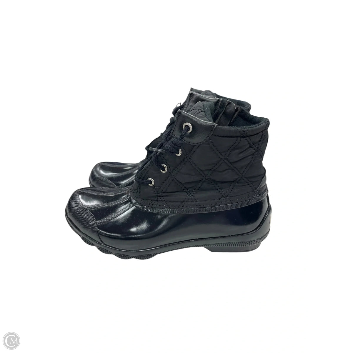 Boots Ankle Flats By Sperry In Black, Size: 7