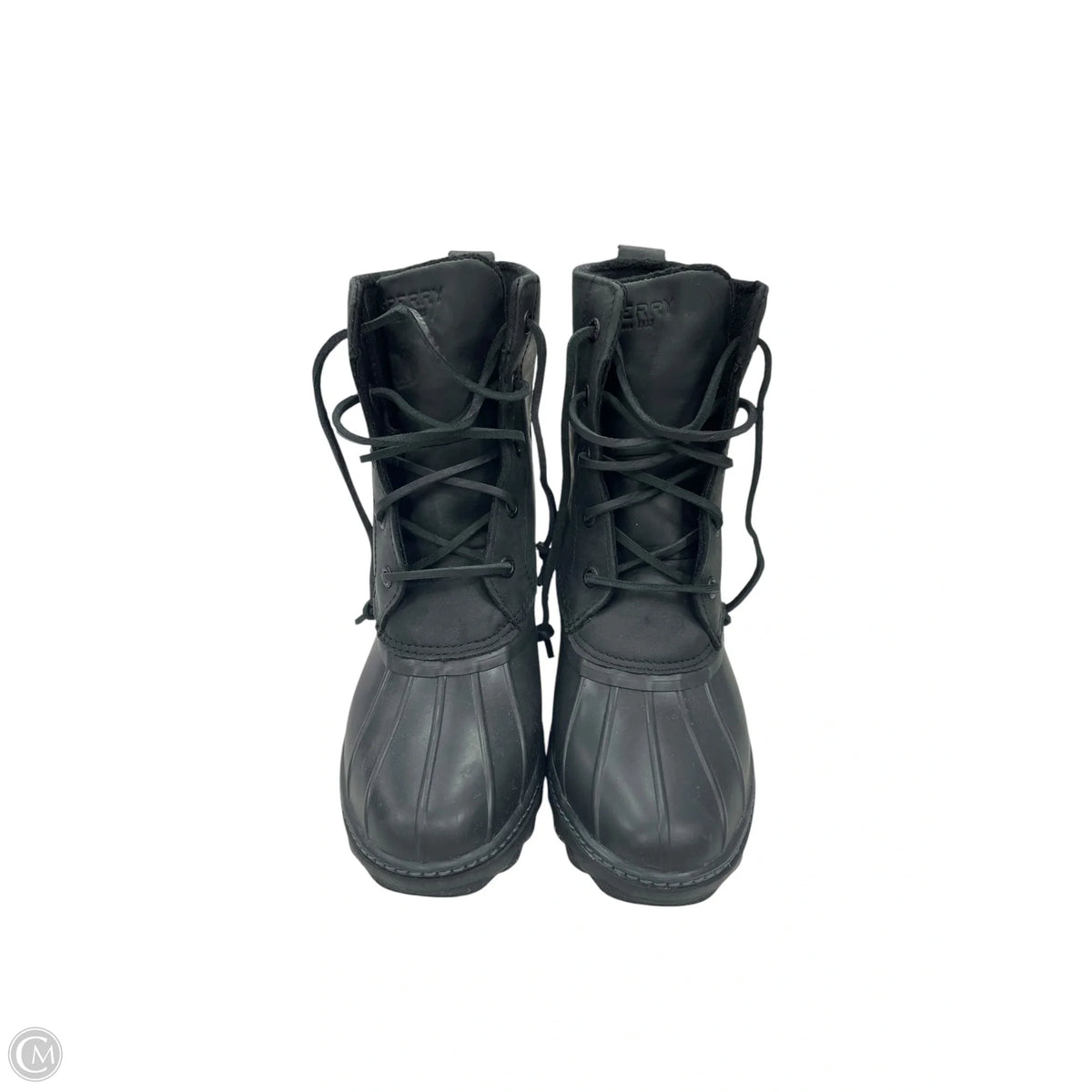 Boots Ankle Flats By Sperry In Black, Size: 8