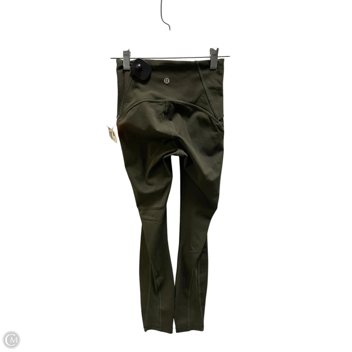 Athletic Leggings By Lululemon In Green, Size: 0