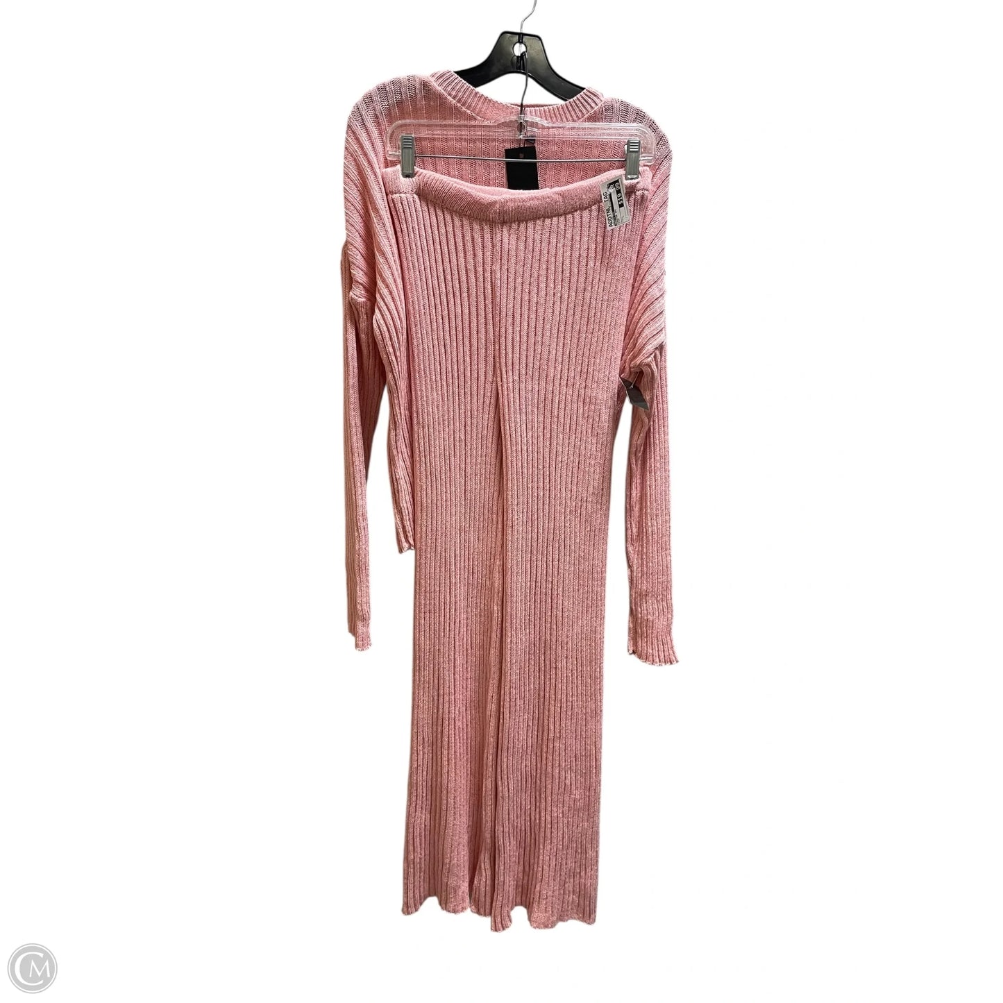 Sweater 2pc By Nasty Gal In Pink, Size: L