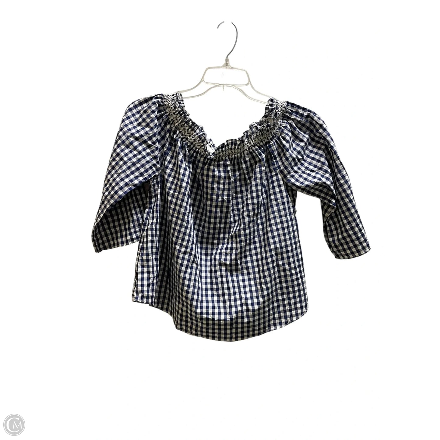 Top Short Sleeve By Madewell In Blue, Size: Xxs