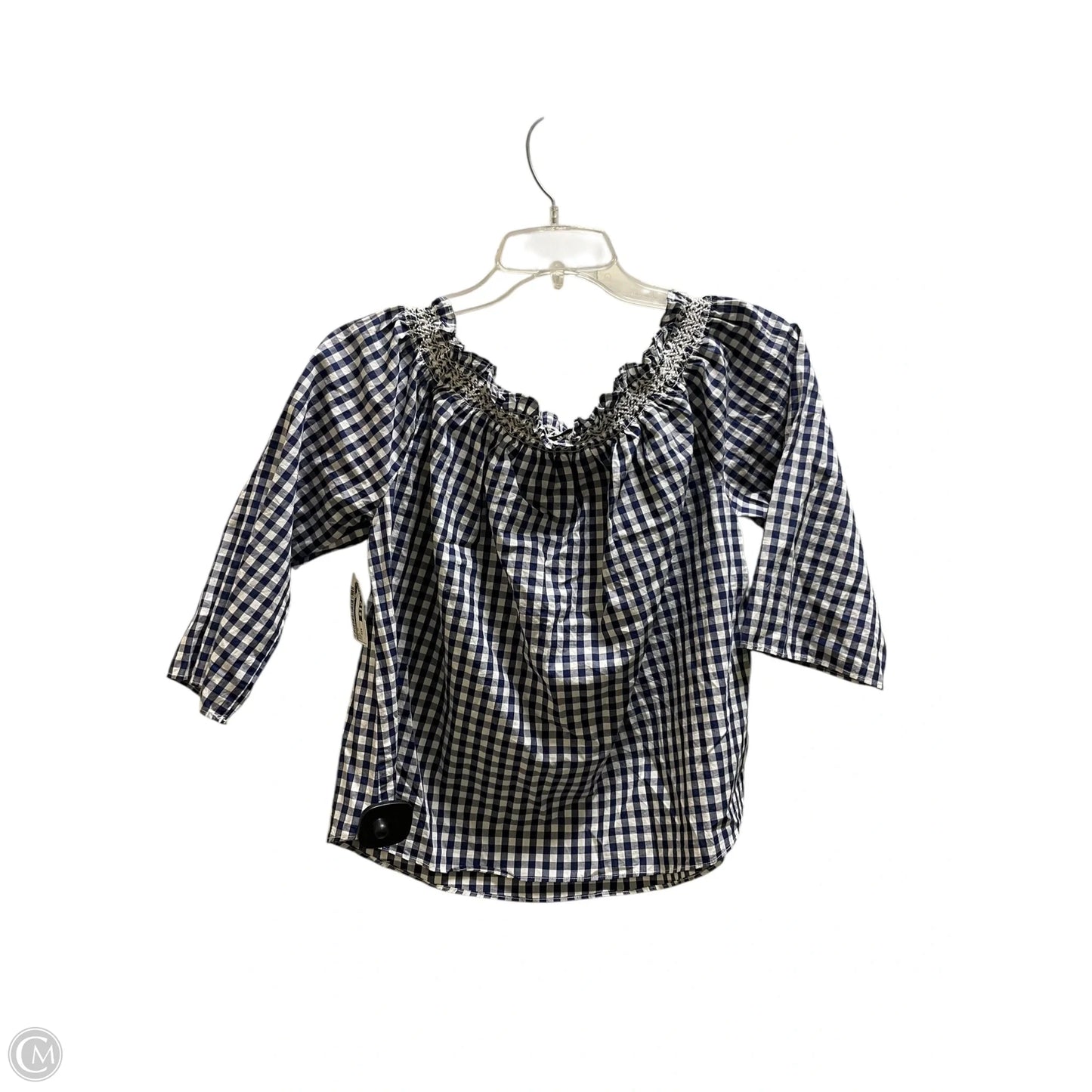 Top Short Sleeve By Madewell In Blue, Size: Xxs