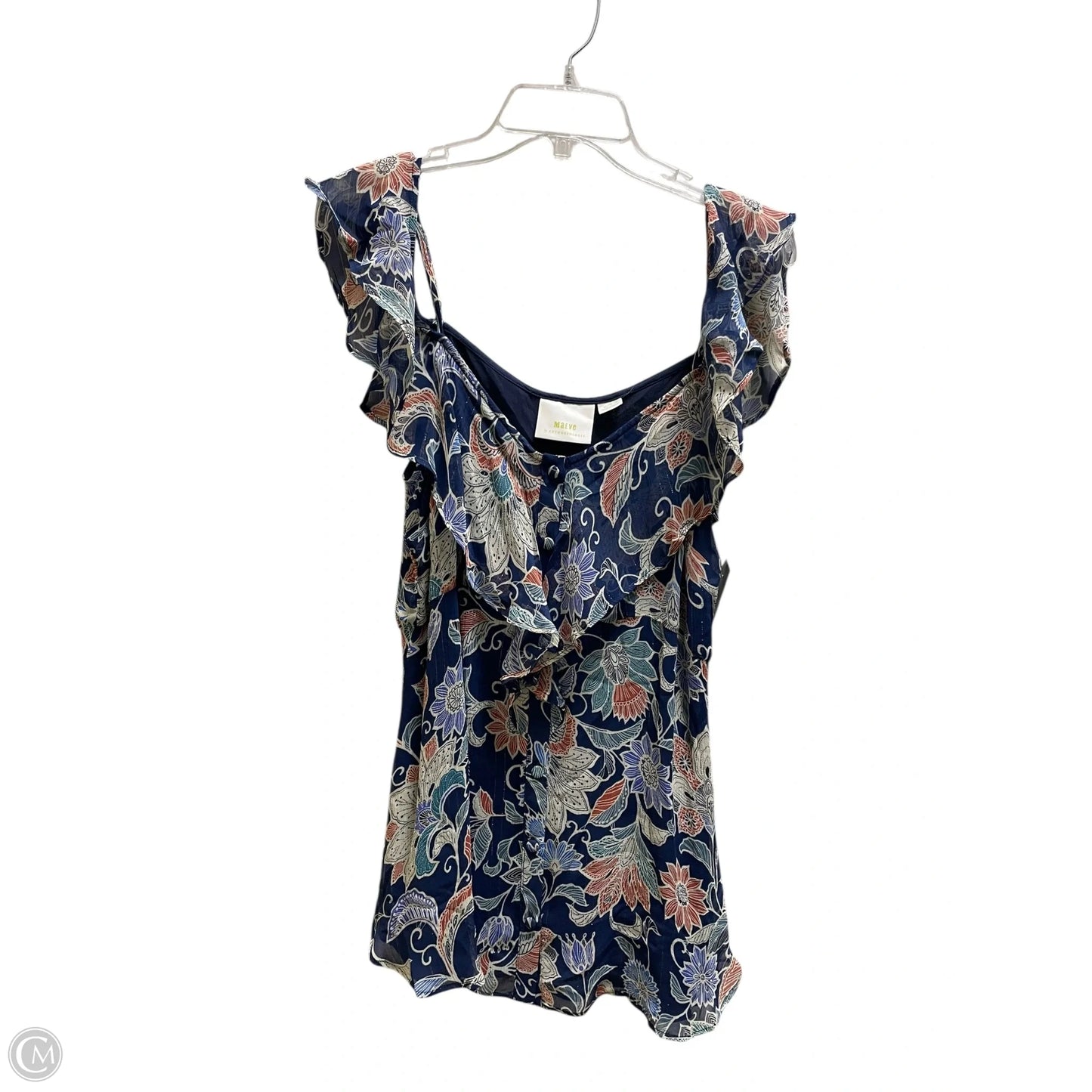 Top Sleeveless By Maeve In Blue, Size: S