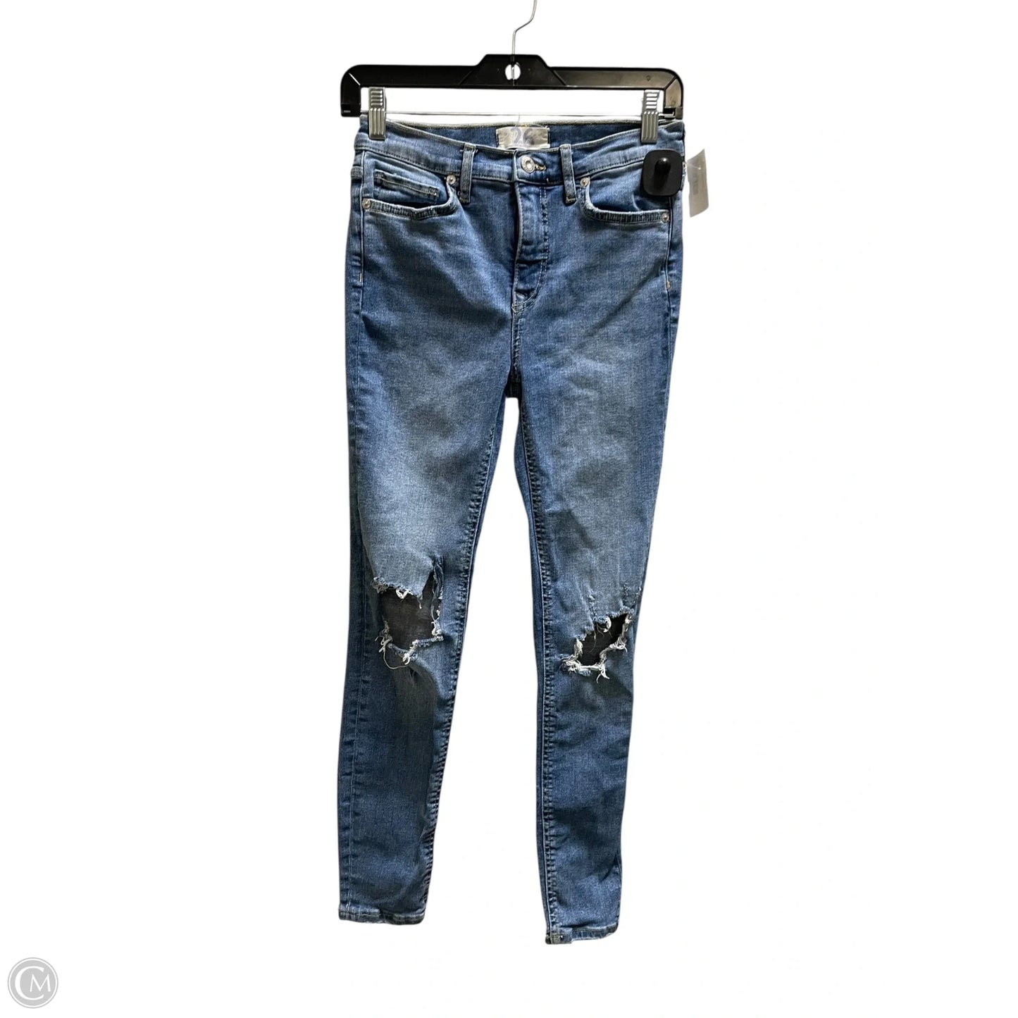 Jeans Skinny By We The Free In Blue Denim, Size: 2