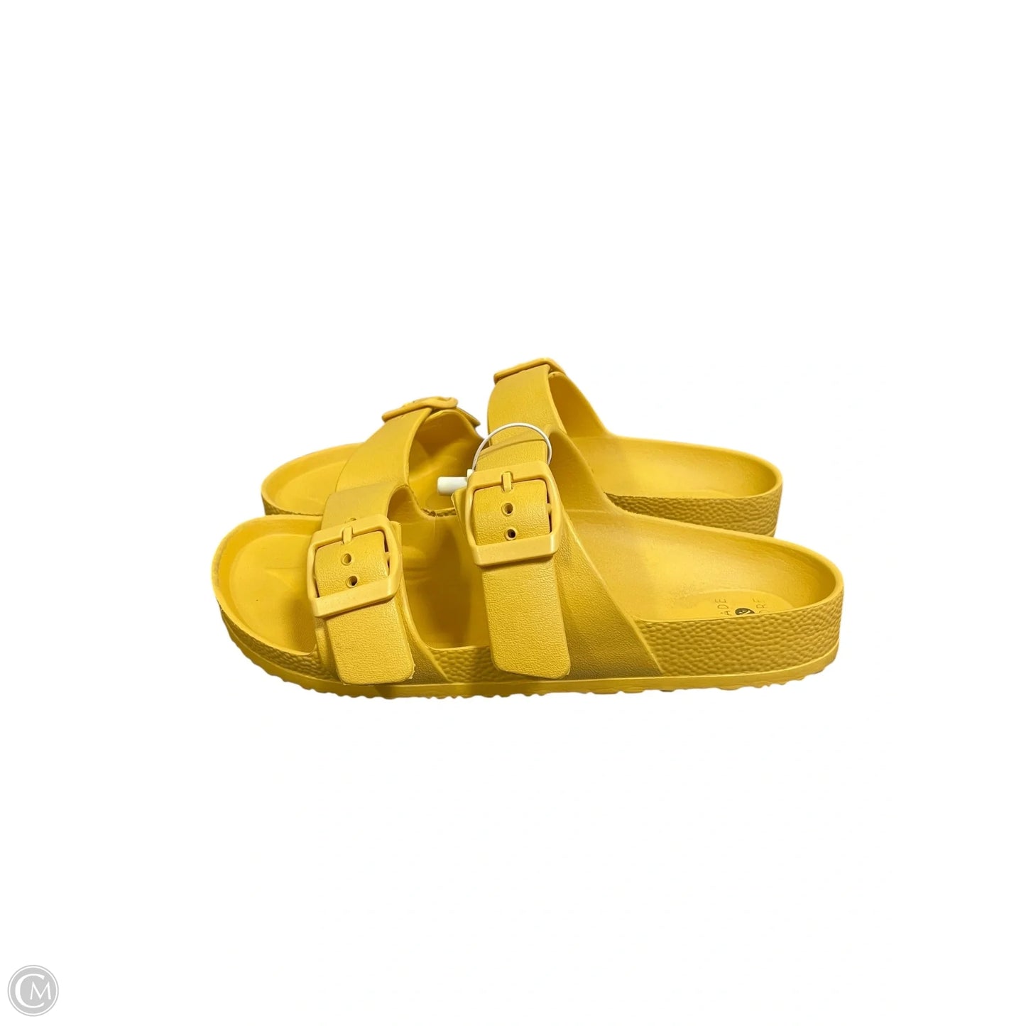 Sandals Flip Flops By Shade & Shore In Yellow, Size: 6