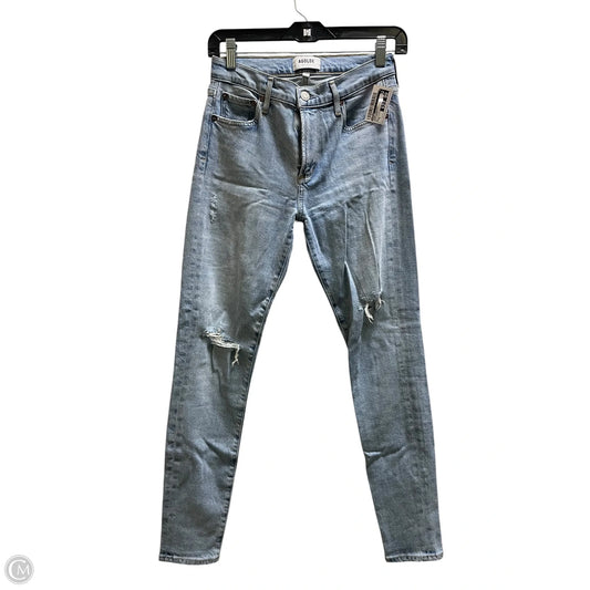 Jeans Straight By Agolde In Blue Denim, Size: 0