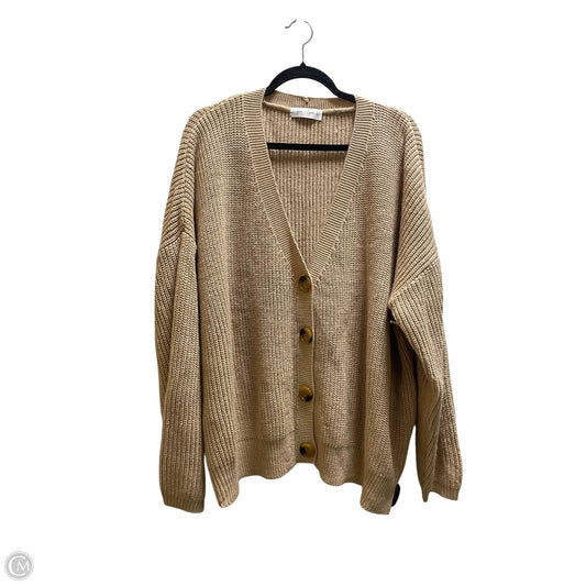 Sweater By Clothes Mentor In Tan, Size: L