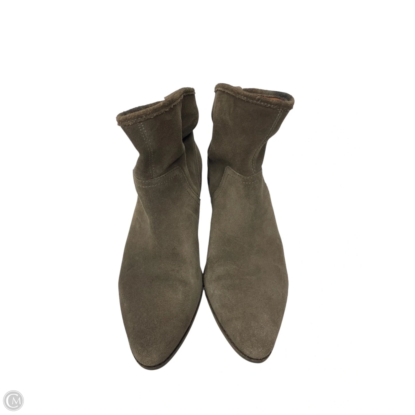 Boots Ankle Heels By Lucky Brand In Green, Size: 9.5