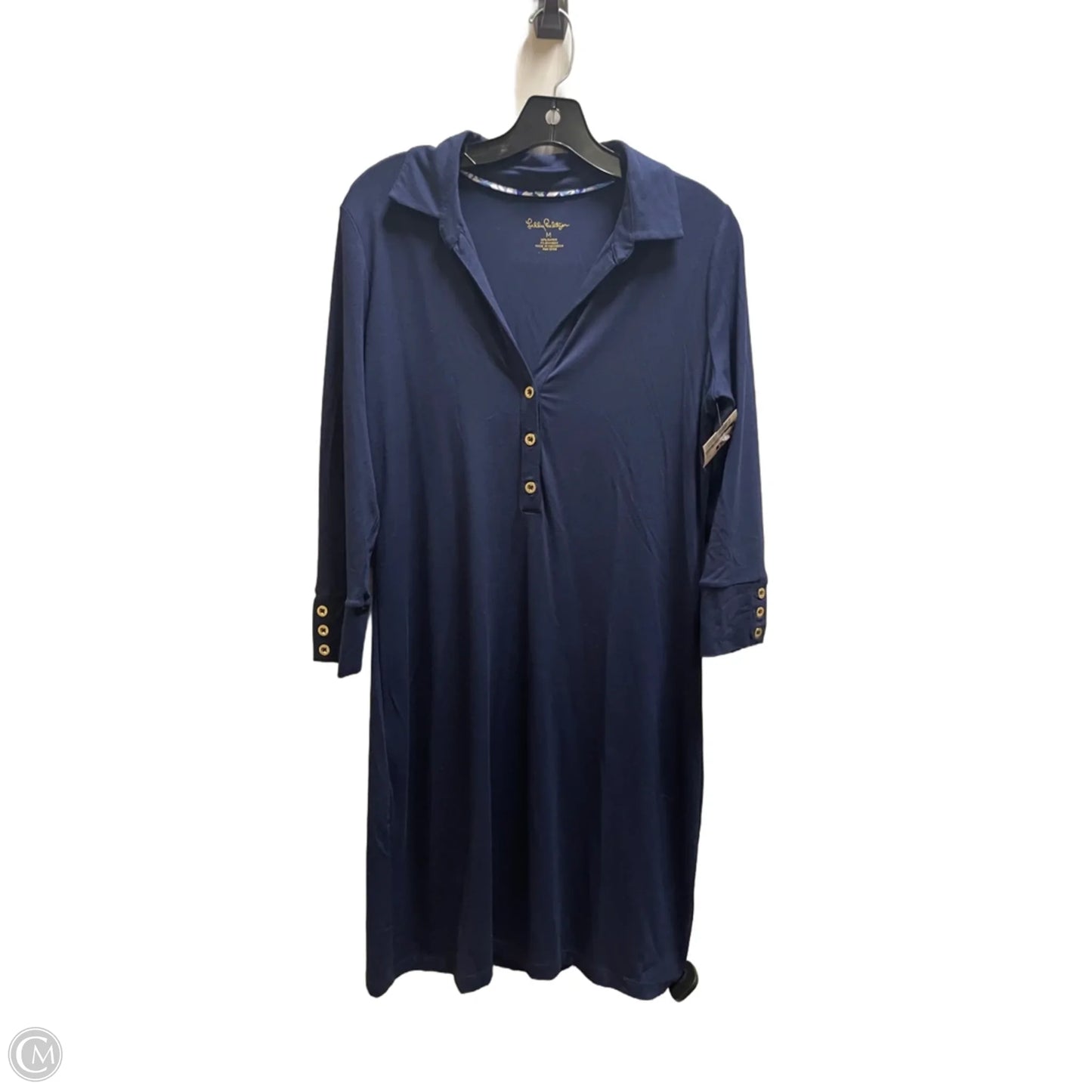 Dress Designer By Lilly Pulitzer In Navy, Size: M