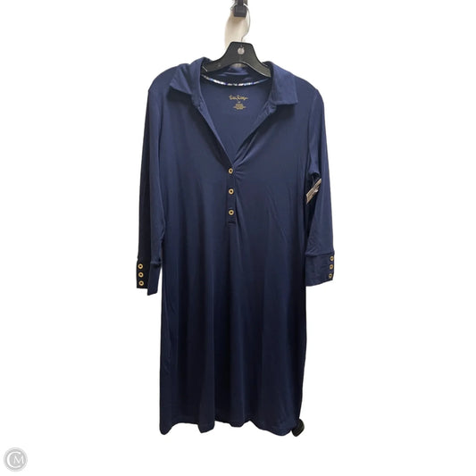 Dress Designer By Lilly Pulitzer In Navy, Size: M