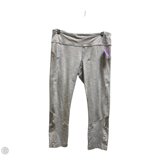 Athletic Capris By Lululemon In Grey, Size: 10