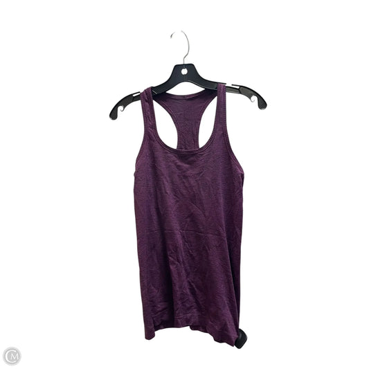 Athletic Tank Top By Lululemon In Purple, Size: 6