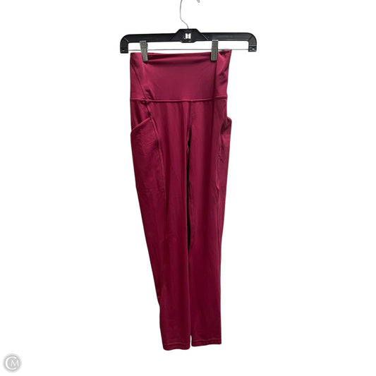 Athletic Leggings By Lululemon In Pink, Size: 4