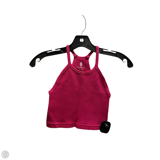 Top Sleeveless By Free People In Pink, Size: Xs