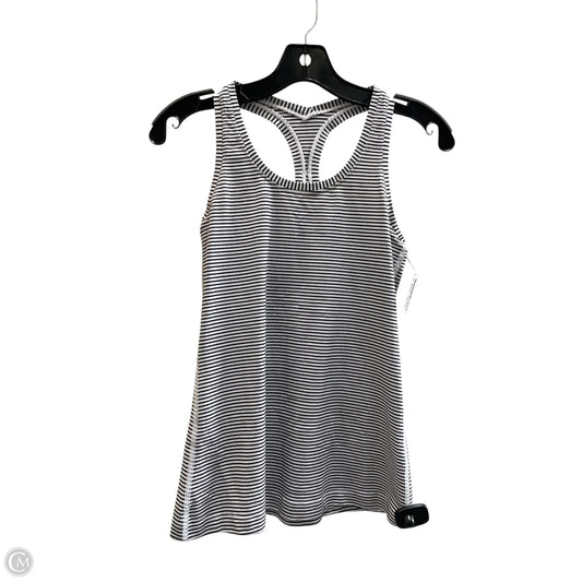 Athletic Tank Top By Lululemon In Striped Pattern, Size: 6