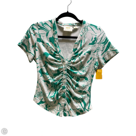 Top Short Sleeve By Maeve In Green, Size: S