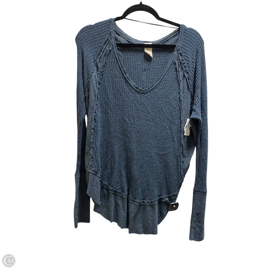 Top Long Sleeve By We The Free In Blue, Size: S