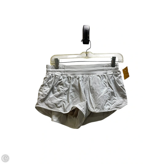 Athletic Shorts By Lululemon In White, Size: 8