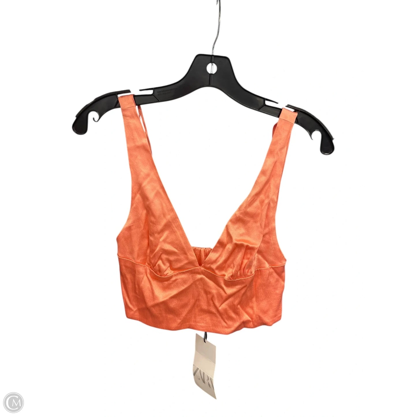 Top Sleeveless By Zara In Pink, Size: S