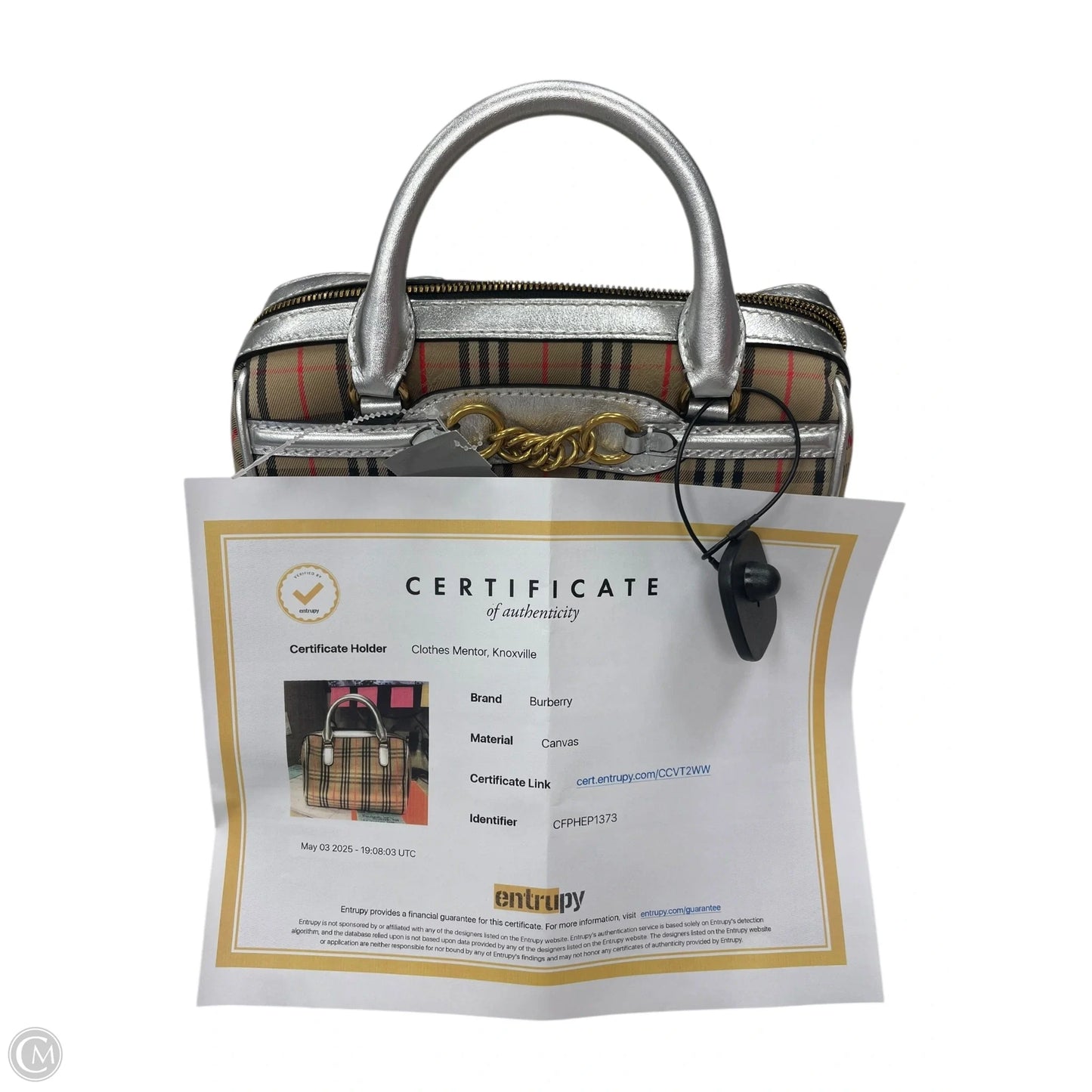 Handbag Luxury Designer By Burberry, Size: Small