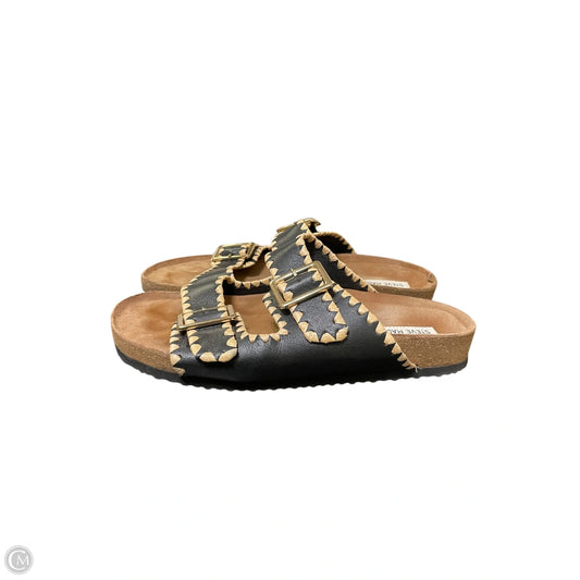 Sandals Flats By Steve Madden In Black, Size: 11