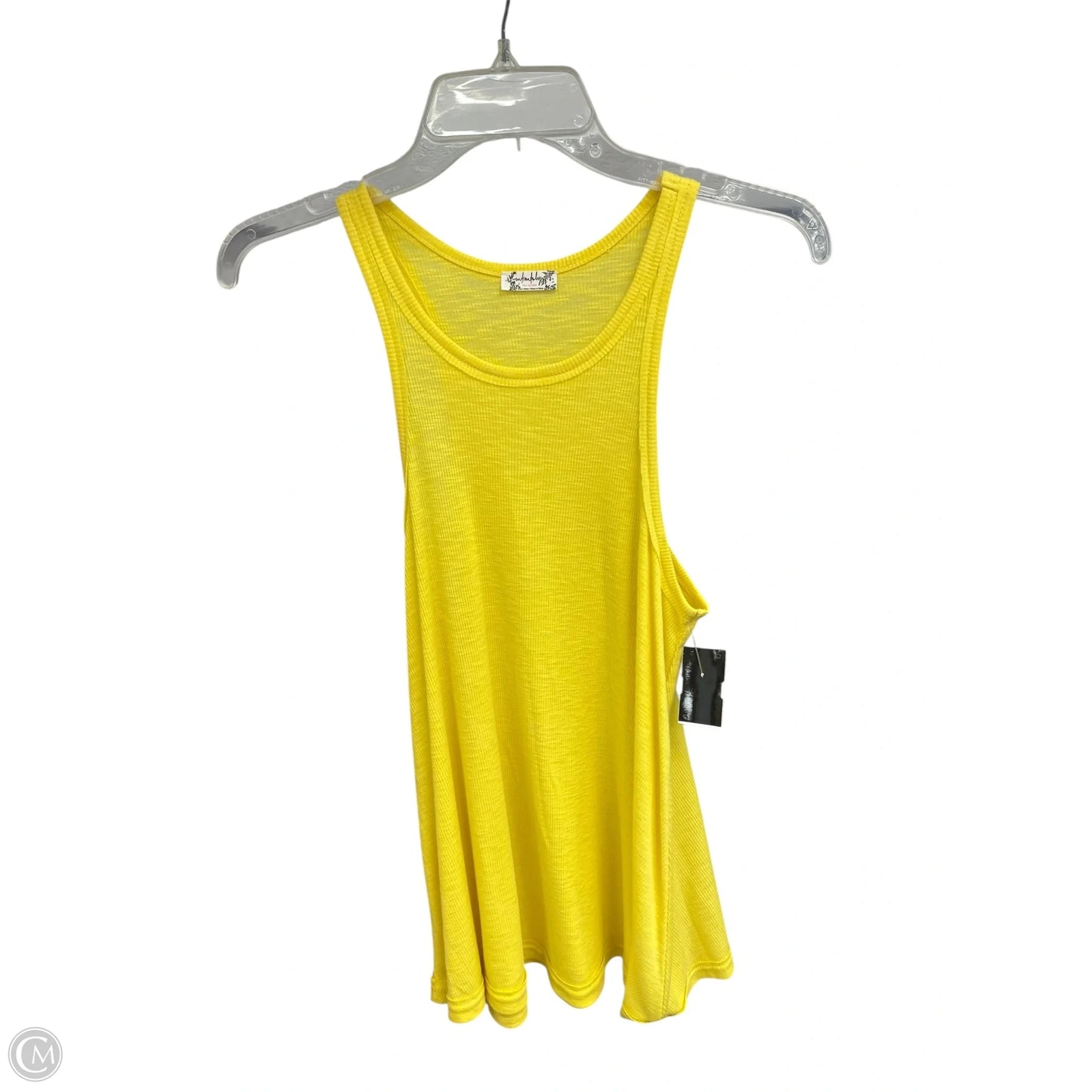 Tank Top By Free People In Yellow, Size: S