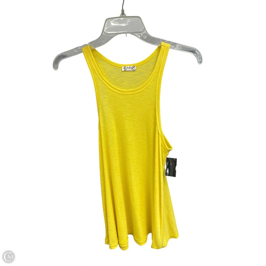 Tank Top By Free People In Yellow, Size: S