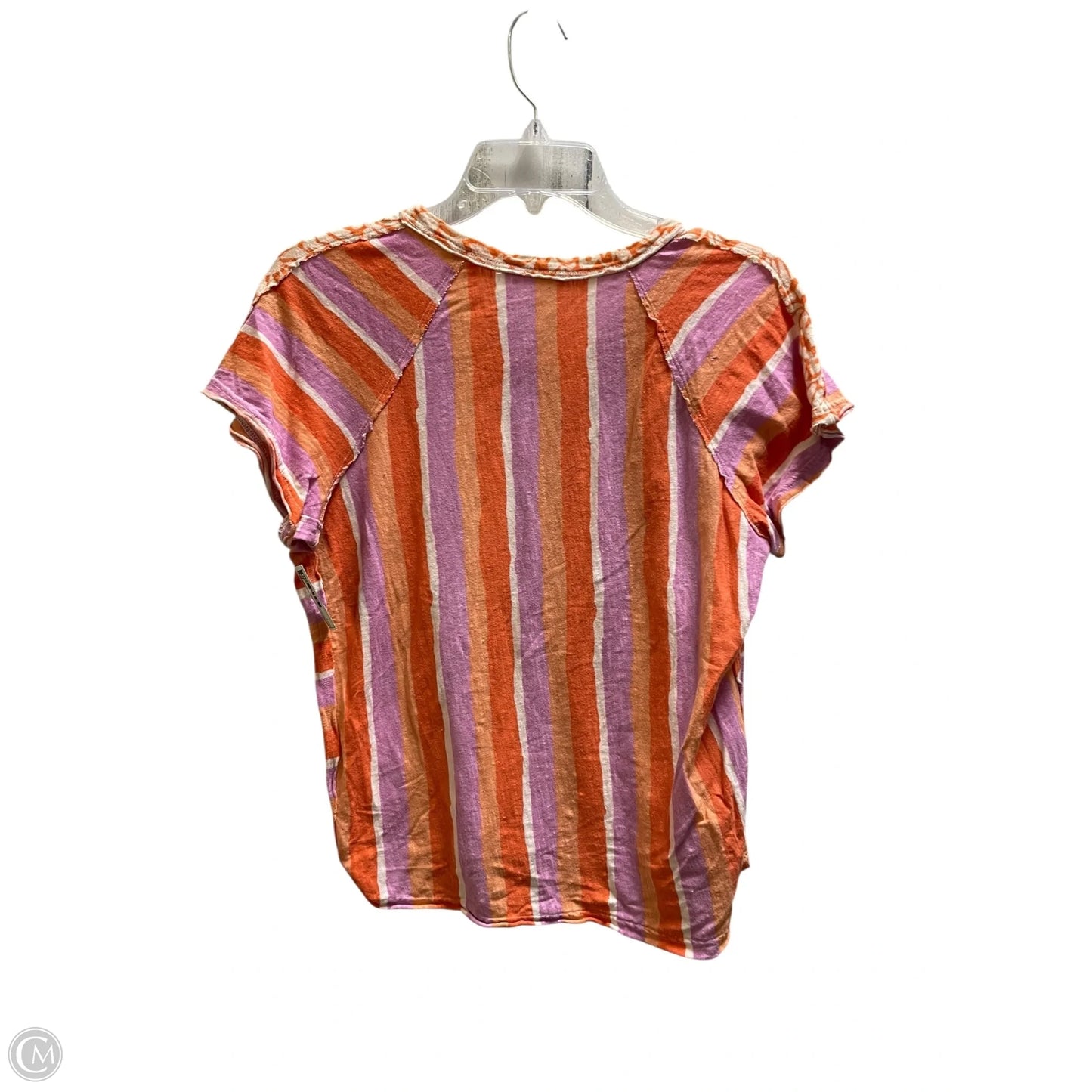 Top Short Sleeve By We The Free In Striped Pattern, Size: S