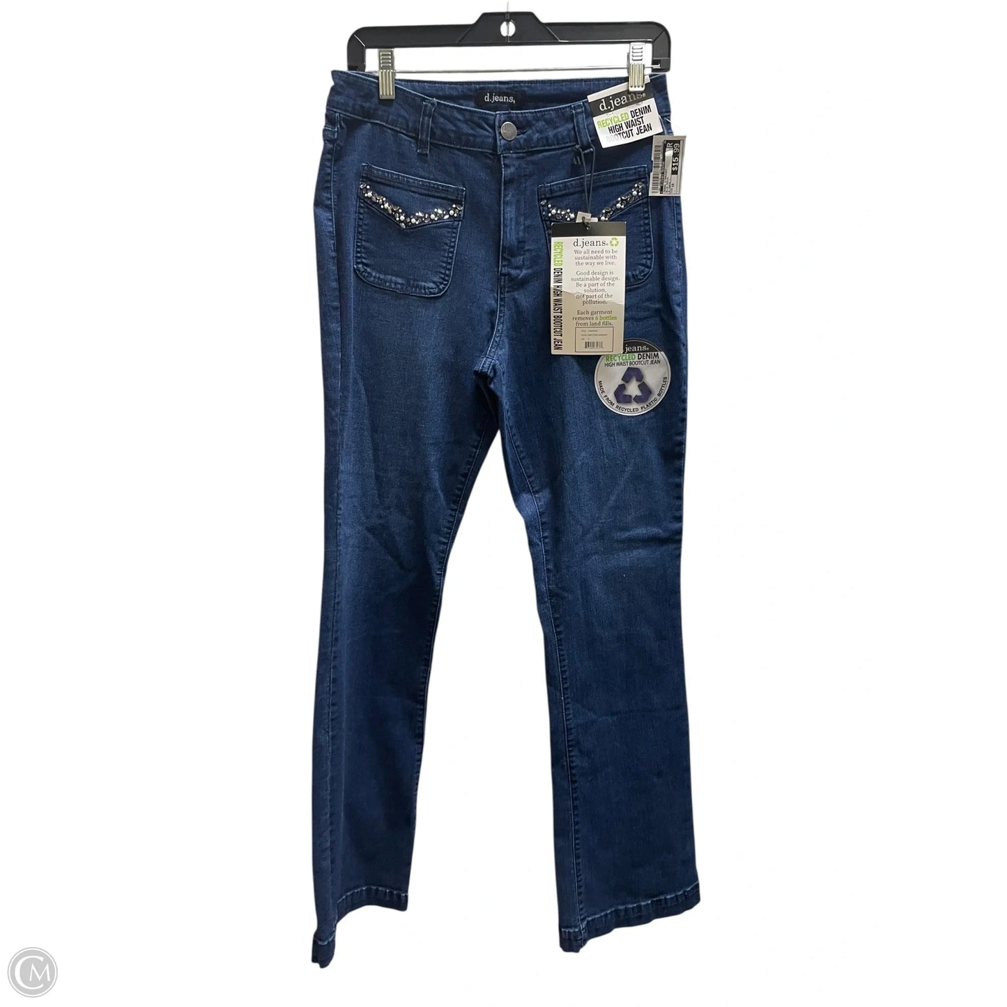 Jeans Straight By Clothes Mentor In Blue Denim, Size: 10